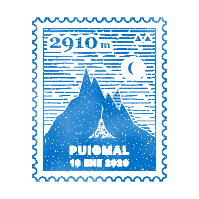 Stamp of Puigmal, 2910 m